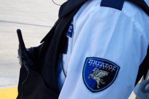 Πουκάμισο φύλακα της ΠΗΓΑΣΟΣ Security με το σήμα της εταιρίας